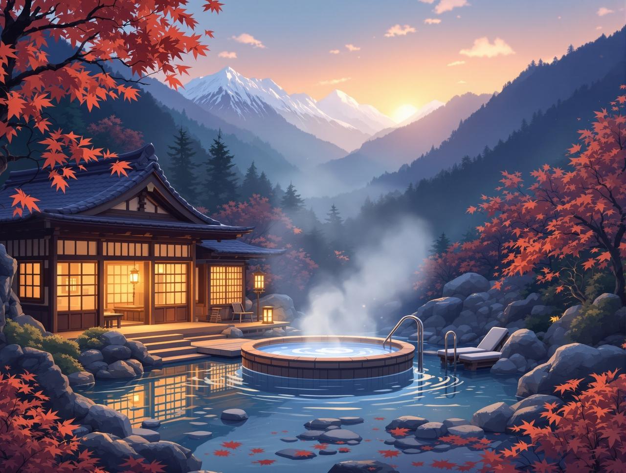 漫剧专区 - 温泉旅店 - 山间疗愈物语