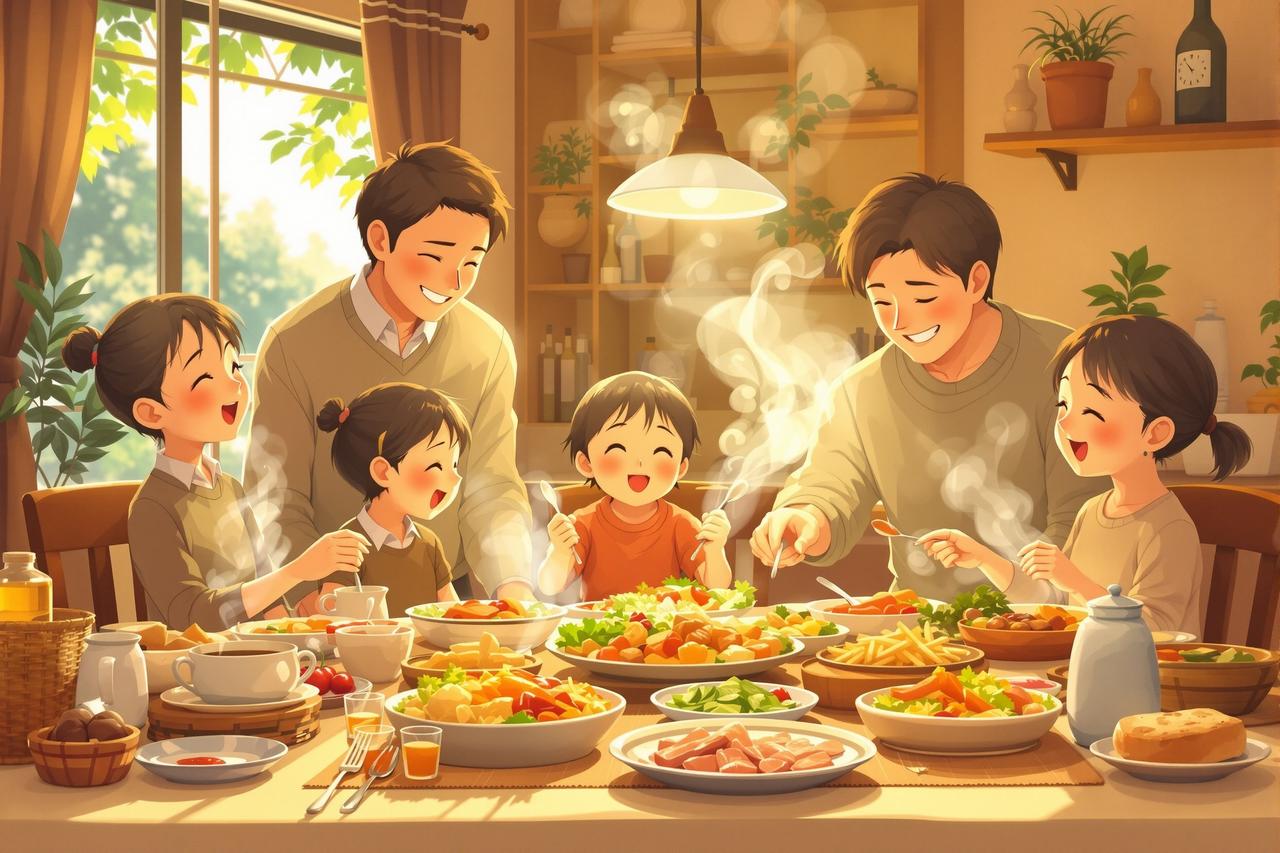 漫剧专区 - 家的味道系列 - 食物承载记忆，家是永远的港湾。围绕家庭餐桌的温情故事，每一口都是爱的味道。